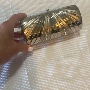 Elegant Silver Clutch